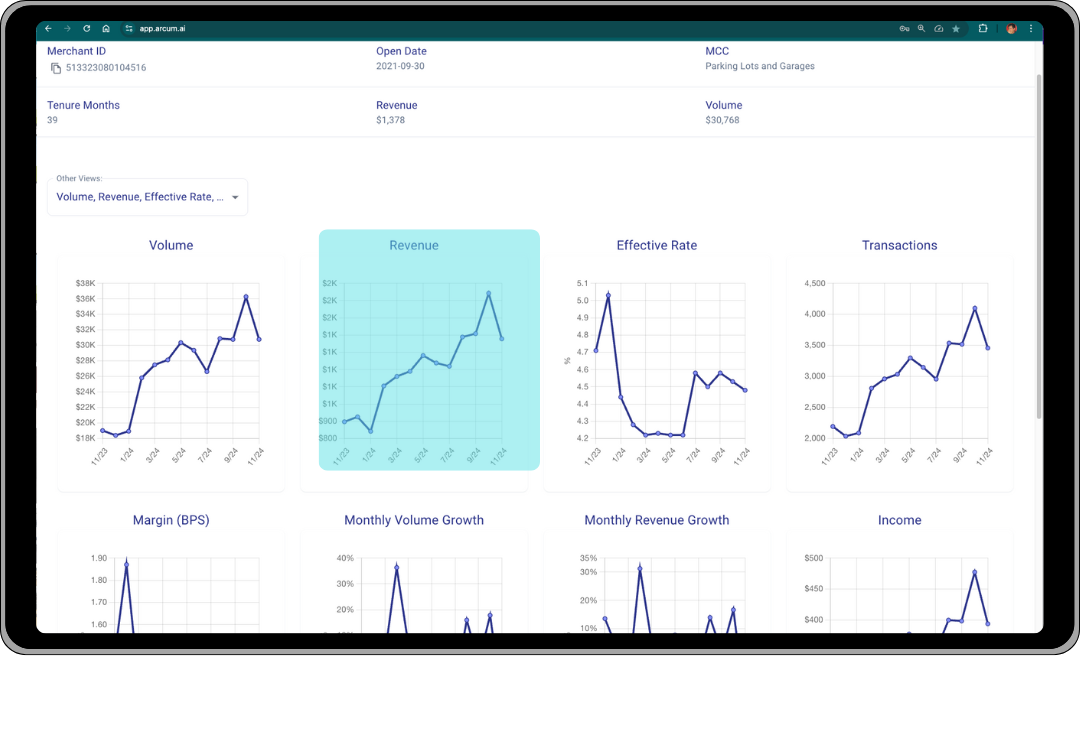 Portfolio Manager Screen ipad 1